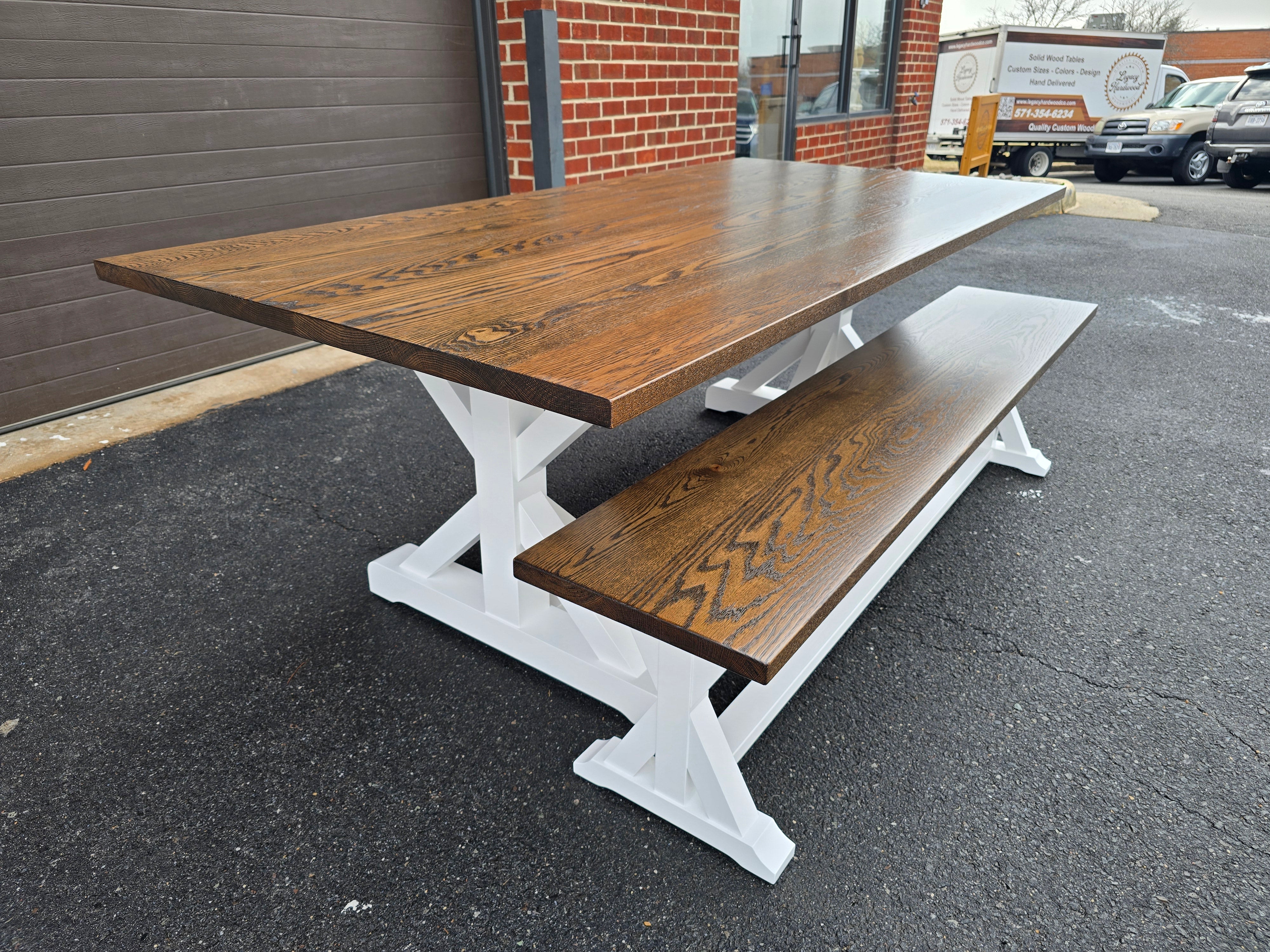 The Caitlyn Farm Table – legacyhardwoodco